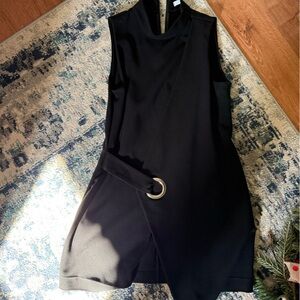 Elegant Black Sleeveless Dress by MNG Suit